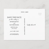 Aangepaste foto Opslaan van de datum Briefkaart (Achterkant)