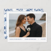 Aangepaste foto Opslaan van de datum Briefkaart (Voorkant / Achterkant)