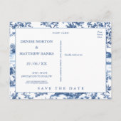 Aangepaste foto Opslaan van de datum Briefkaart (Achterkant)