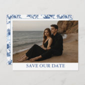 Aangepaste foto Opslaan van de datum Briefkaart (Voorkant / Achterkant)