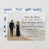 Aangepaste foto Opslaan van de datum Briefkaart (Voorkant / Achterkant)