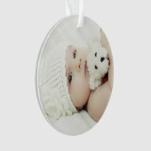 Aangepaste foto ornament (voorkant)