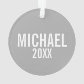 Aangepaste foto ornament (achterkant)