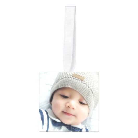 Aangepaste foto ornament (Voorkant)