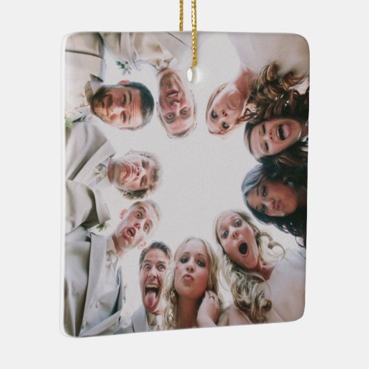 Aangepaste foto Ornament Dubbelzijdig, Kerstmis fo (Rechts)