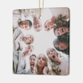 Aangepaste foto Ornament Dubbelzijdig, Kerstmis fo (Links)