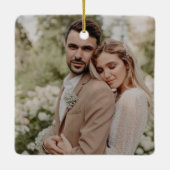 Aangepaste foto Ornament Dubbelzijdig, Kerstmis fo (Achterkant)