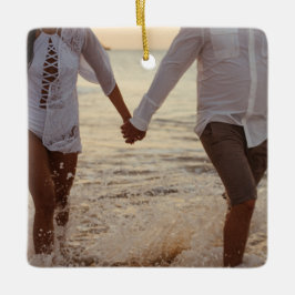 Aangepaste foto Ornament | Gepersonaliseerde aande