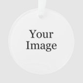 Aangepaste foto-ornament ornament (voorkant)