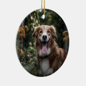 Aangepaste foto Ornament Paw Prints en Harten Lijs (Rechts)