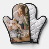 Aangepaste Foto Oven Mitt en Pot Houders Ovenwant (Voorkant / Achterkant)