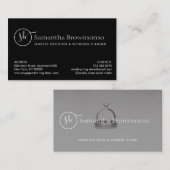 Aangepaste foto-overlay bruiloft voor sieraden visitekaartje (Voorkant / Achterkant)