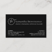 Aangepaste foto-overlay bruiloft voor sieraden visitekaartje (Voorkant)