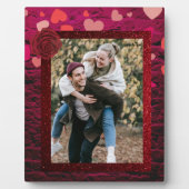 Aangepaste foto paar valentijn foto plaque fotoplaat (Voorkant)