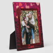 Aangepaste foto paar valentijn foto plaque fotoplaat (Zijkant)