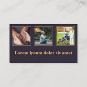 Aangepaste foto Paarse Sinaasappel Thuiszorg Visit Klantenkaartje (Achterkant)