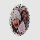 Aangepaste foto | Pap en ik cadeau | Geheugen Kers Ornament (voorkant)