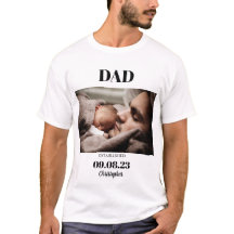 Aangepaste foto Pap Vast kind geboortedatum naam