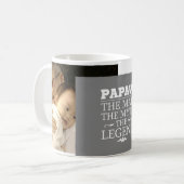 Aangepaste foto Papaw The Legend Koffiemok (Voorkant links)