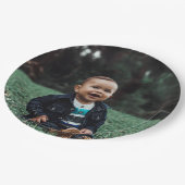 Aangepaste foto papieren bordje (Gekanteld)