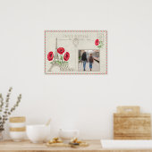 Aangepaste foto Parijs Frankrijk poster (Keuken)