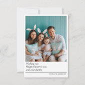 Aangepaste foto Pasen ansichtkaart Kaart (Voorkant)