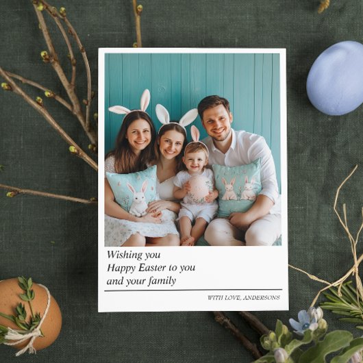 Aangepaste foto Pasen ansichtkaart Kaart