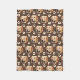 Aangepaste foto-patroonkoppeling fleece deken