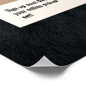 Aangepaste foto Percentage van Black Friday Sale Poster (Hoek)