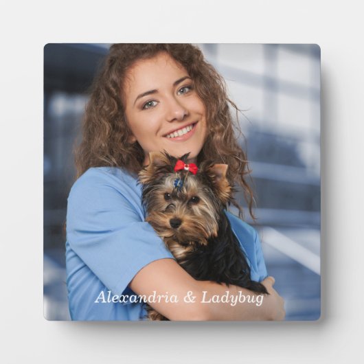 Aangepaste foto Personaliseer eEasel Fotoplaat (Voorkant)