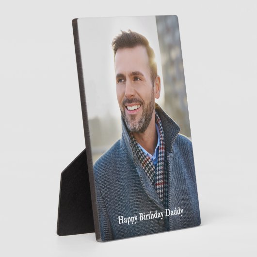 Aangepaste foto Personaliseer eEasel Fotoplaat (Zijkant)