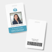 Aangepaste foto personeelsbeveiligings-ID Badge (Voor- en achterkant)