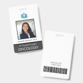 Aangepaste foto personeelsbeveiligings-ID Badge (Voor- en achterkant)