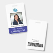 Aangepaste foto personeelsbeveiligings-ID Badge (Voor- en achterkant)