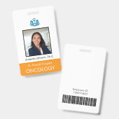 Aangepaste foto personeelsbeveiligings-ID Badge (Voor- en achterkant)