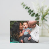 Aangepaste foto persoonlijk gezin briefkaart (Staand voorkant)