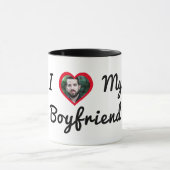 Aangepaste foto Persoonlijk Ik hou van mijn vriend Mok (Midden)