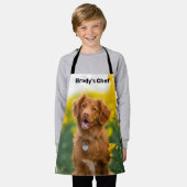 Aangepaste foto persoonlijke Creëer Uw eigen Kinde Schort (Gedragen)