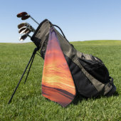 Aangepaste foto persoonlijke foto golfhanddoek (Groen)