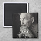 Aangepaste foto Persoonlijke gedenkdag Magneet