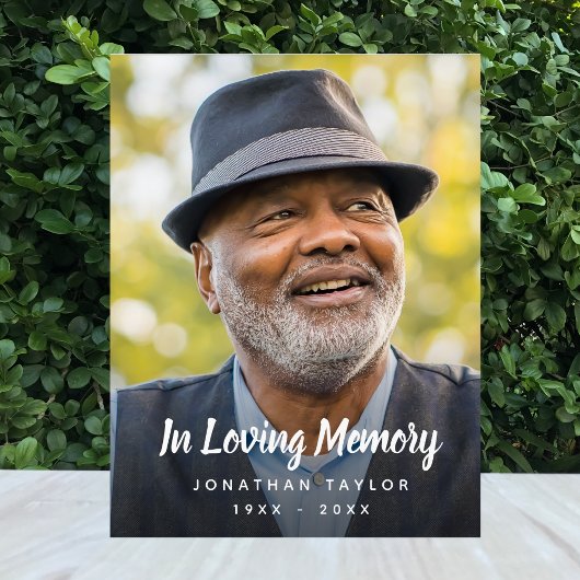 Aangepaste foto Persoonlijke Memorial Tribution Fu Acryl Bord