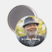 Aangepaste foto Persoonlijke Memorial Tribution Fu Magneet (Voorkant / Achterkant)