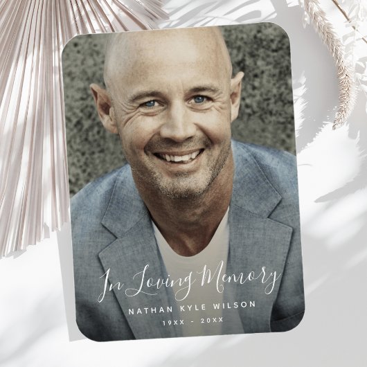 Aangepaste foto Persoonlijke Memorial Tribution Fu Magneet