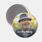 Aangepaste foto Persoonlijke Memorial Tribution Fu Magneet (Voorkant / Achterkant)