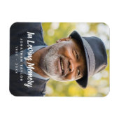 Aangepaste foto Persoonlijke Memorial Tribution Fu Magneet (Horizontaal)