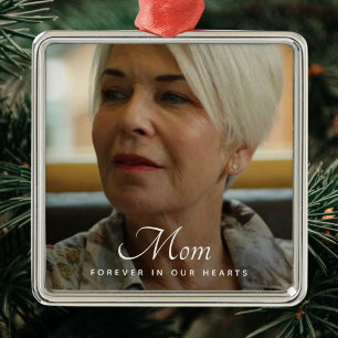 Aangepaste foto Persoonlijke Memorial Tribution Fu Metalen Ornament