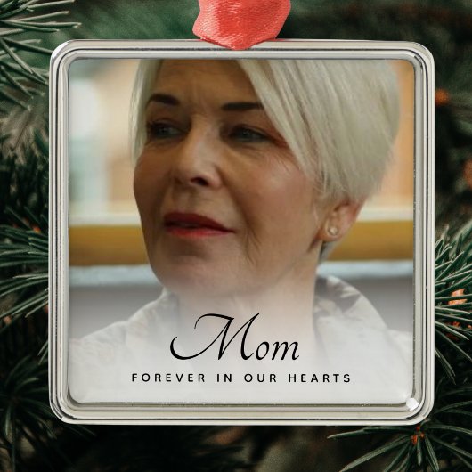 Aangepaste foto Persoonlijke Memorial Tribution Fu Metalen Ornament