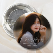 Aangepaste foto Persoonlijke Memorial Tribution Fu Ronde Button 3,2 Cm