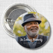Aangepaste foto Persoonlijke Memorial Tribution Fu Ronde Button 3,2 Cm
