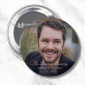 Aangepaste foto Persoonlijke Memorial Tribution Fu Ronde Button 5,7 Cm